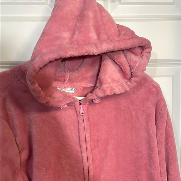 Cozy Pink Hoodie-Footie by Pajamagrams - Picture 2 of 9
